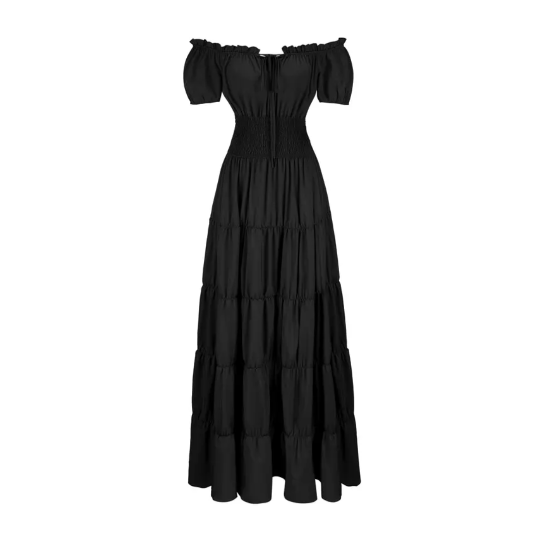 GWENDOLYN™ – Medieval Renaissance Smocked Waist Dress