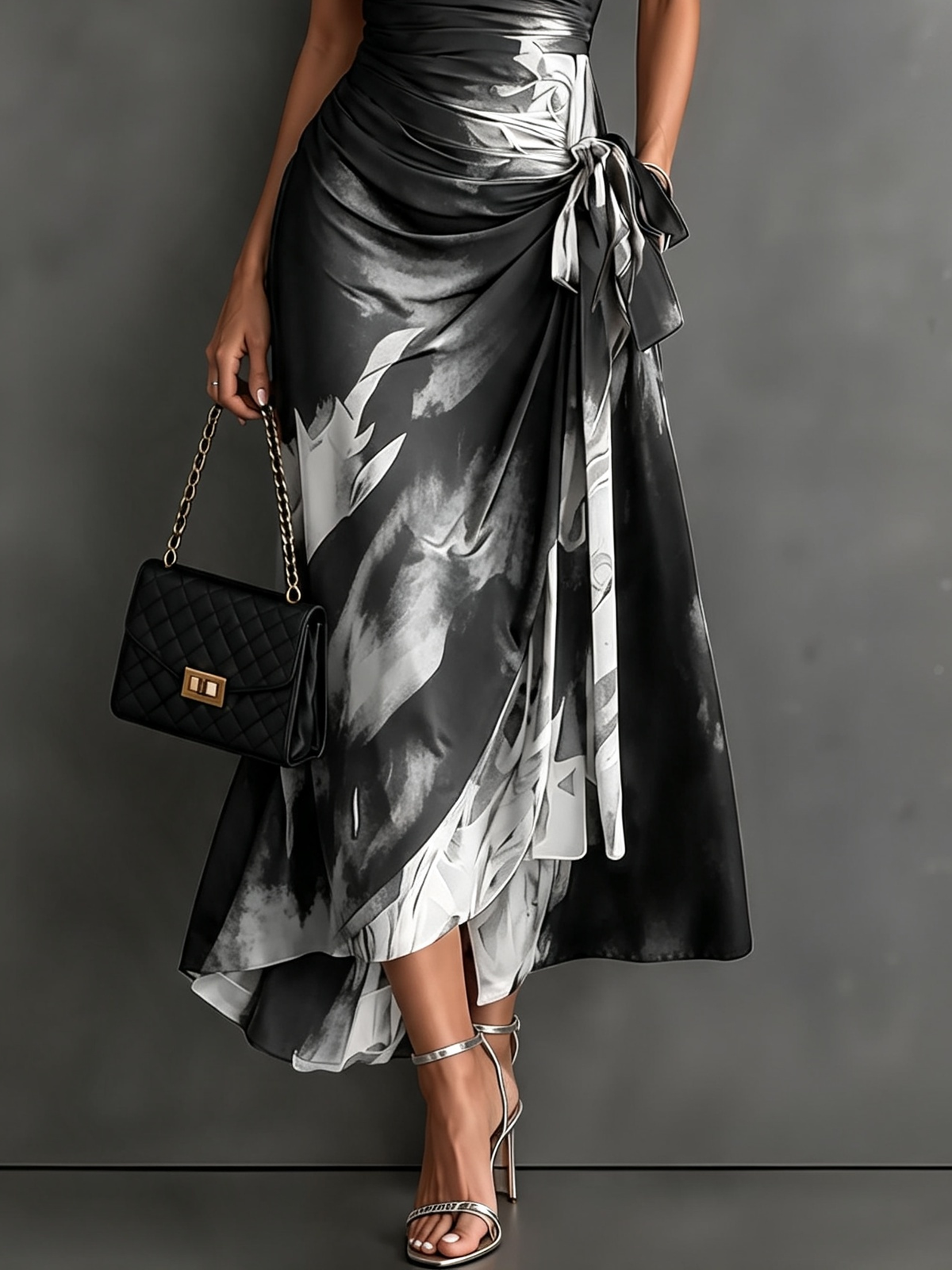 Camille | Elegant Wrap Midi Dress