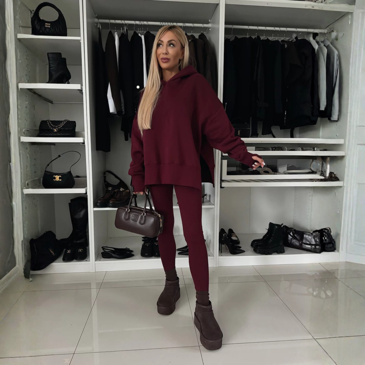 SANIAT - Long Sleeve Hoodie and Skinny