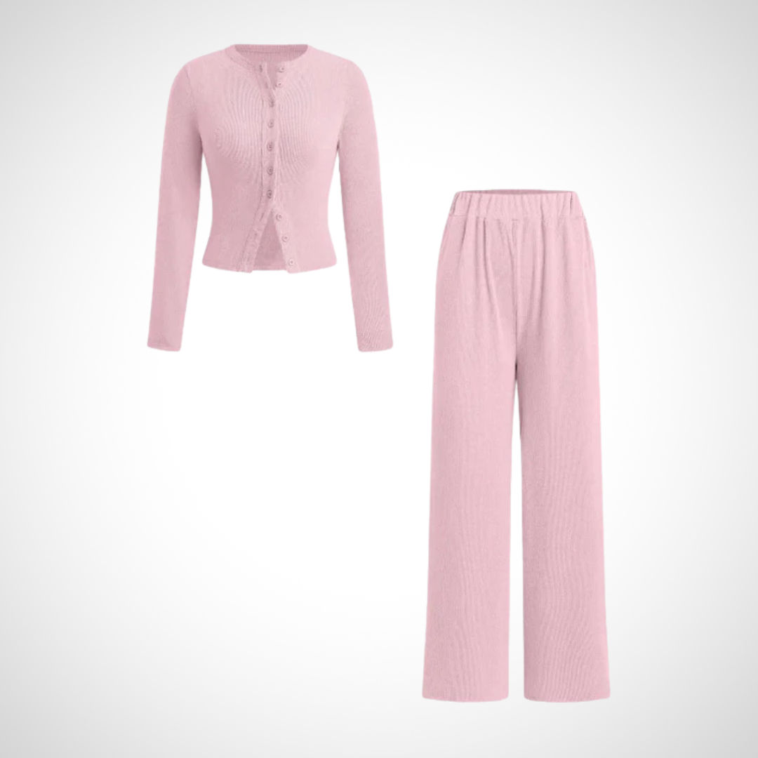 COLYT - Comfy Button Front Long Sleeve