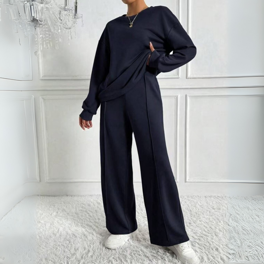 TINIDORT - Long Sleeve Sweatshirt and High