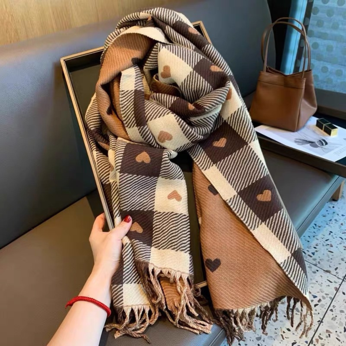 ZOLANIT - Comfy Warm Plaid Double Side