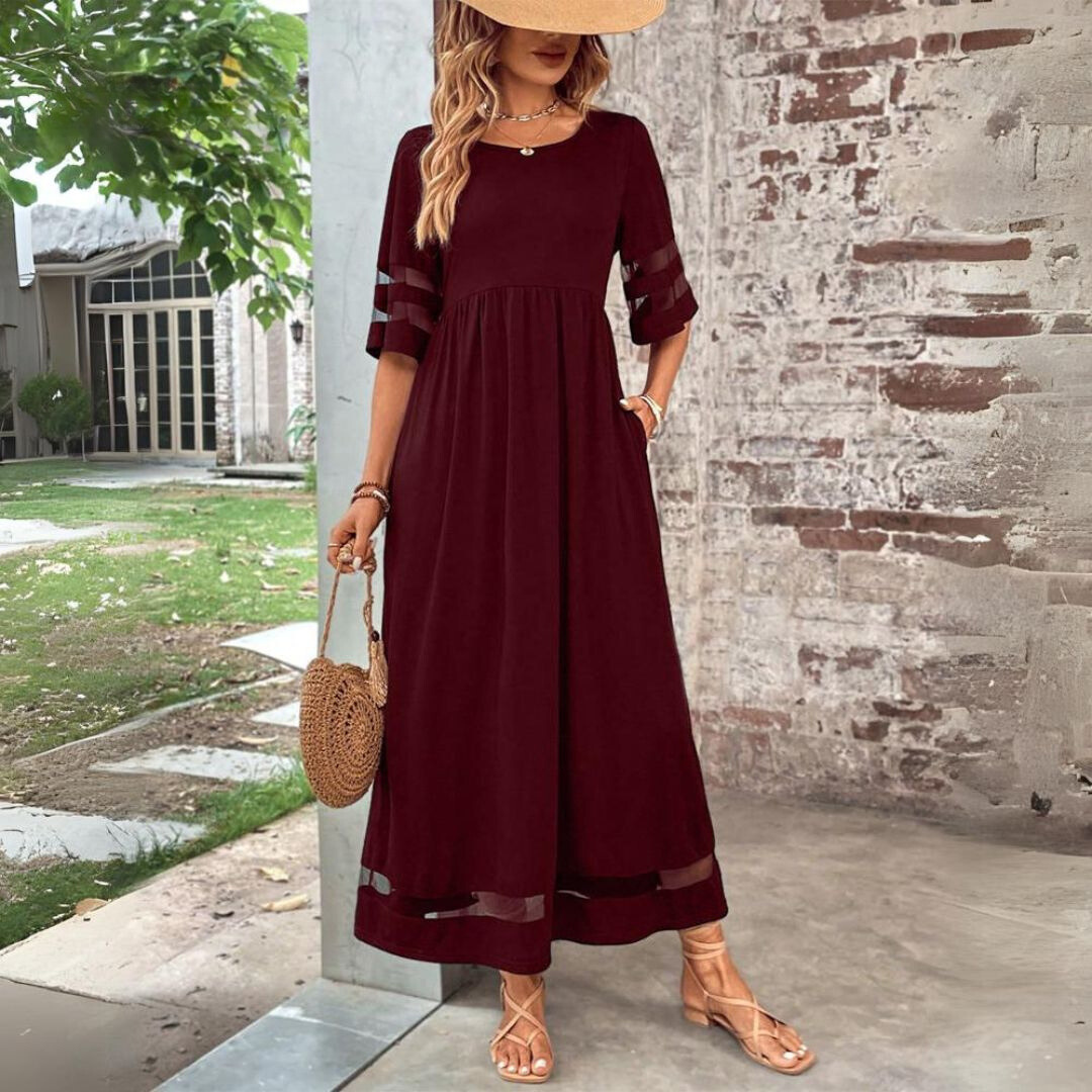 Aubrey™ - Flattering Tummy-Smoothing Midi Dress