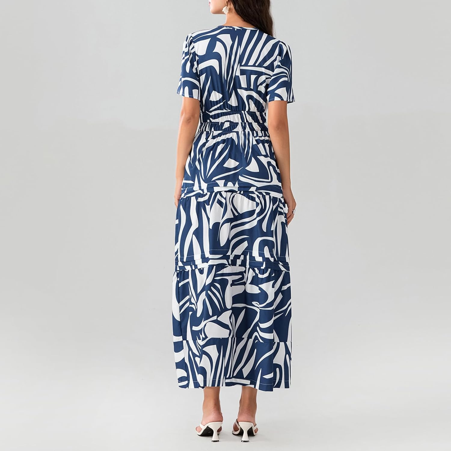 Lely | Lemon Dress V Neck Flowy Aline Beach Dress