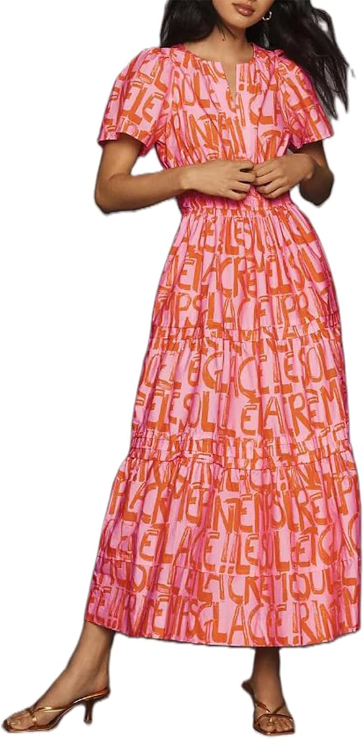 Lely | Lemon Dress V Neck Flowy Aline Beach Dress