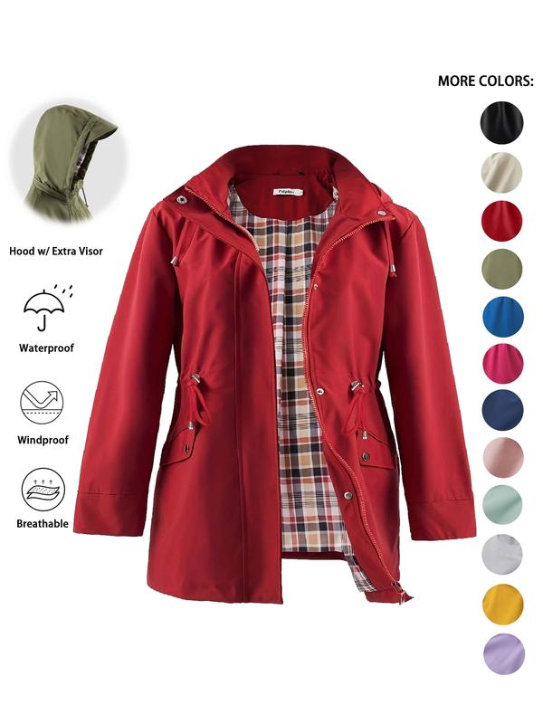 DENAT - Lightweight Hooded Trench Coat