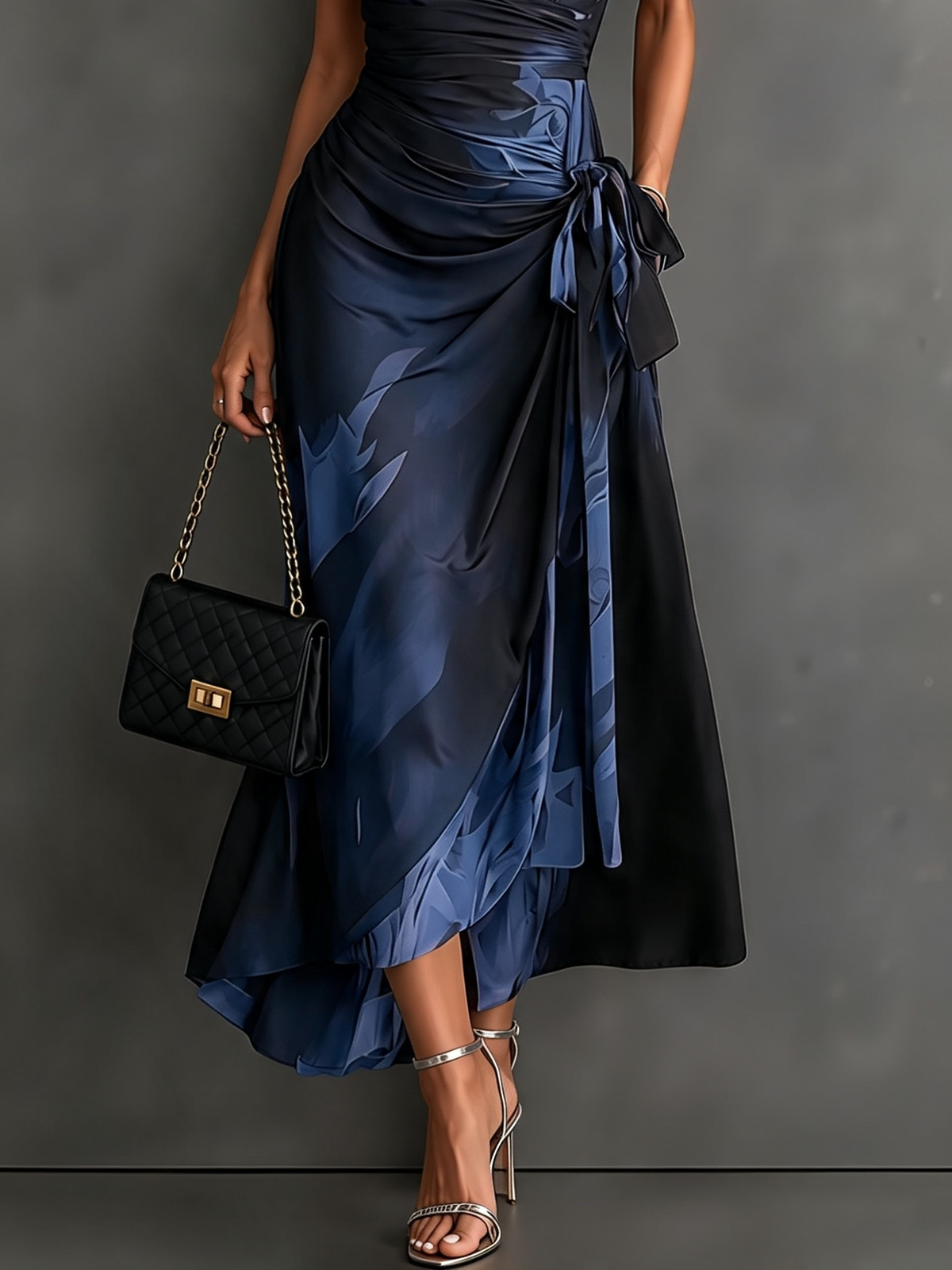 Camille | Elegant Wrap Midi Dress
