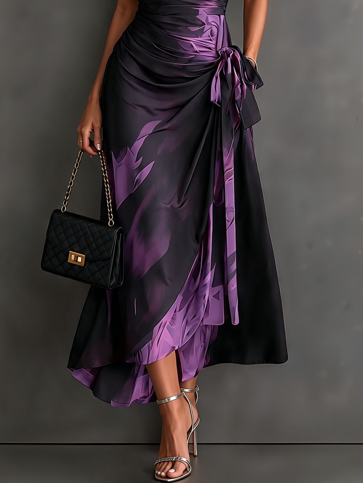 Camille | Elegant Wrap Midi Dress