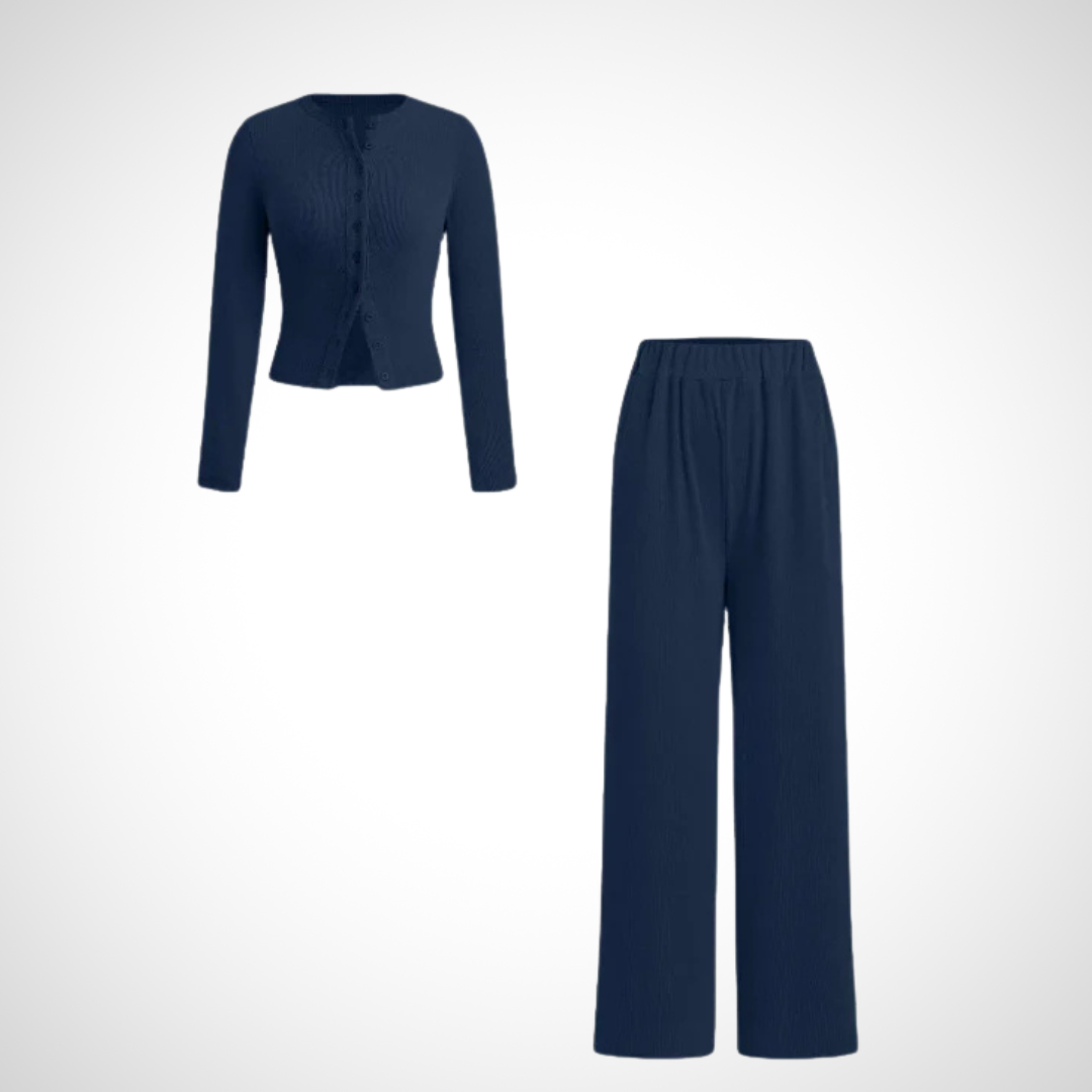 COLYT - Comfy Button Front Long Sleeve
