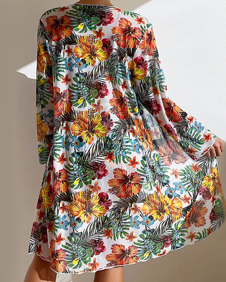 Glenda |  Bikini with Flower Skirt