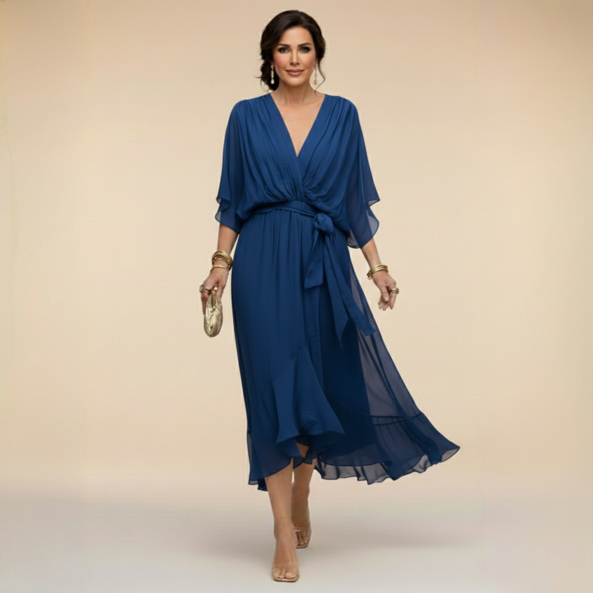 Monica™ - V-neck dress