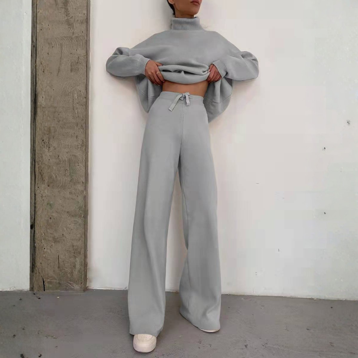 TADUMT - Cozy Long Sleeve Turtleneck Top