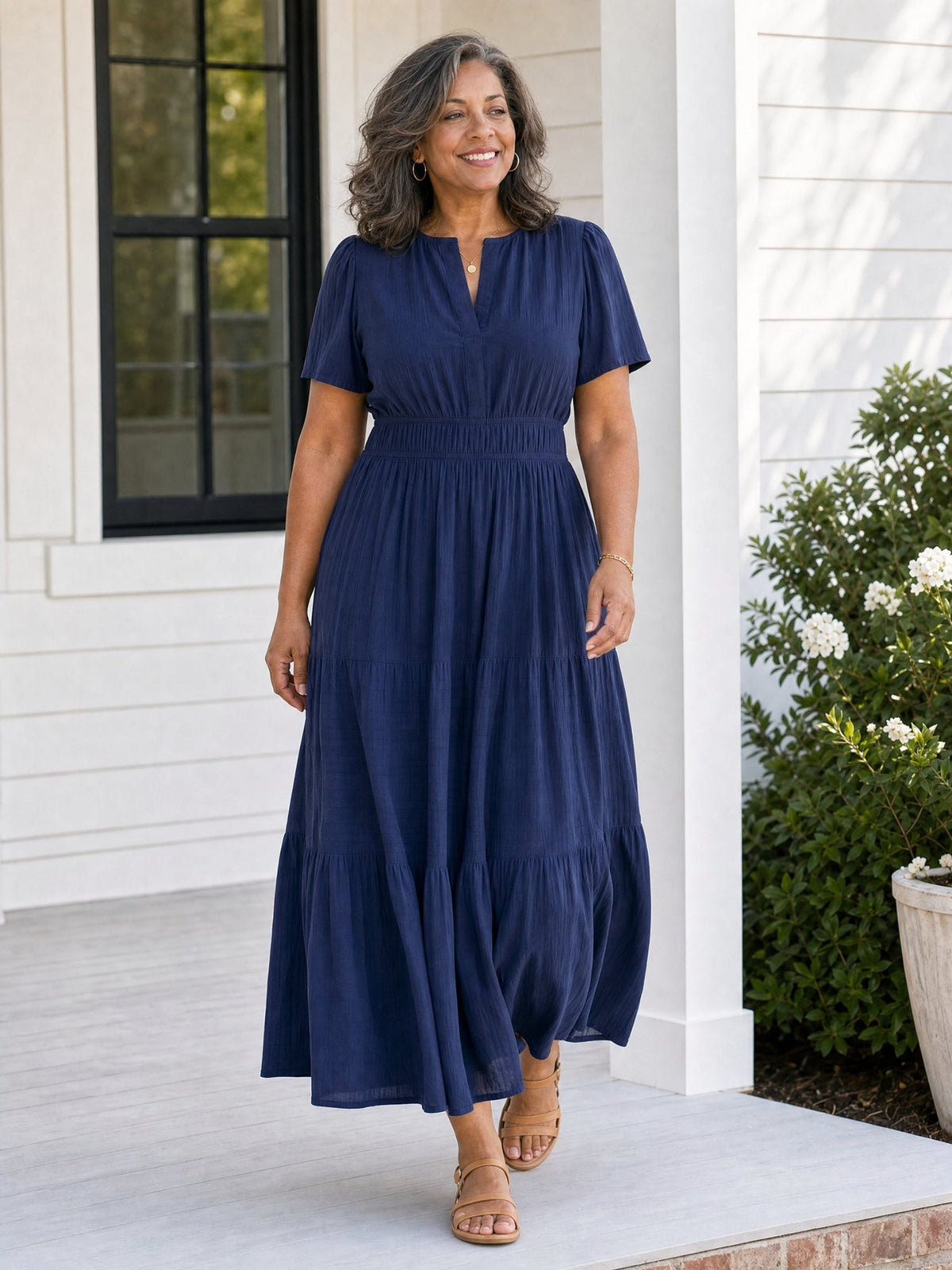Layered Maxi Dress