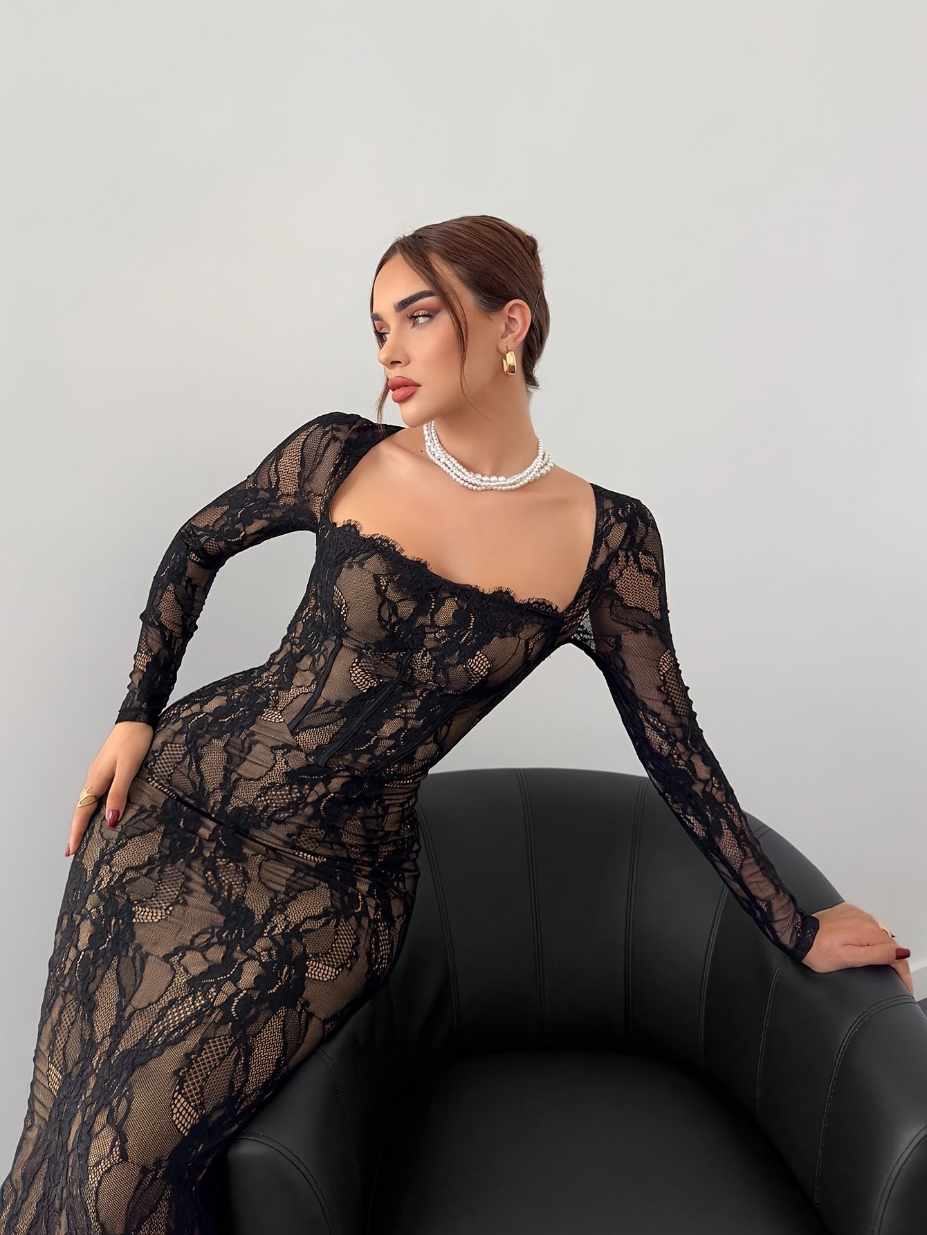 Sabrina - Mermaid Halter Neck Dress