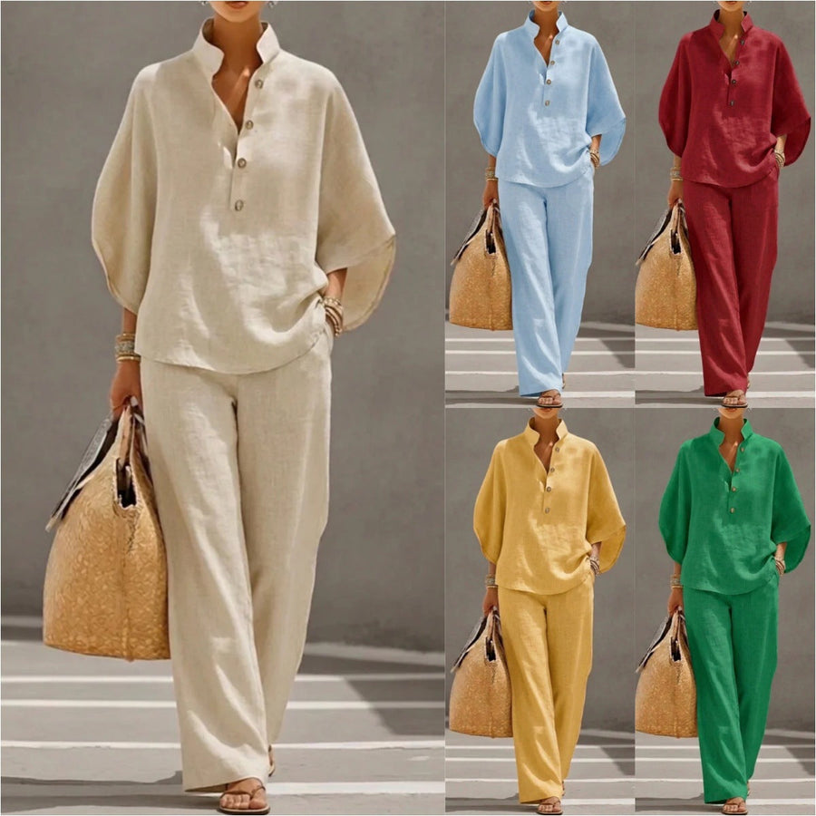Women’s Casual Short Sleeve Two Piece Set