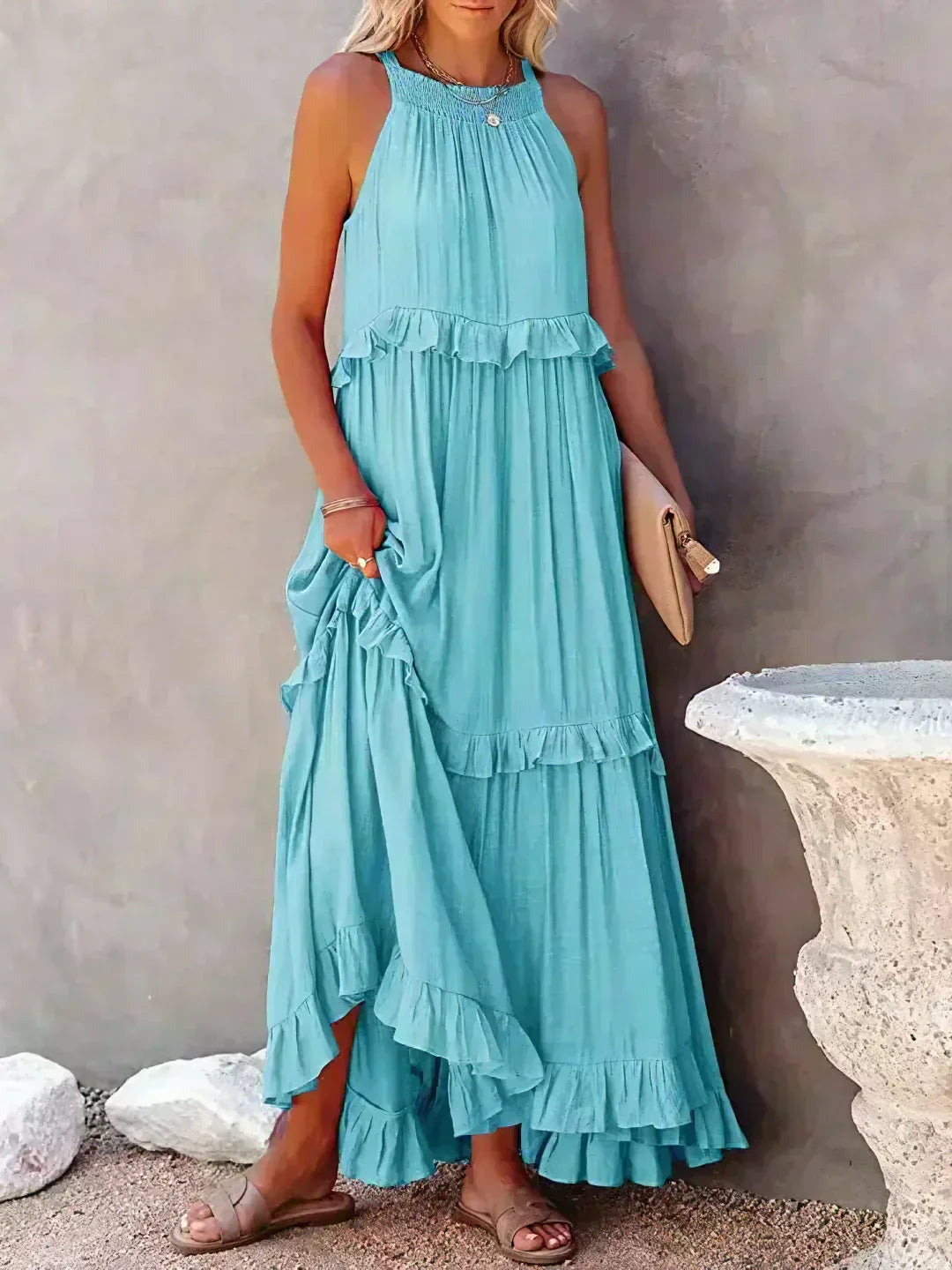 Diana Elegant Sleeveless Dress