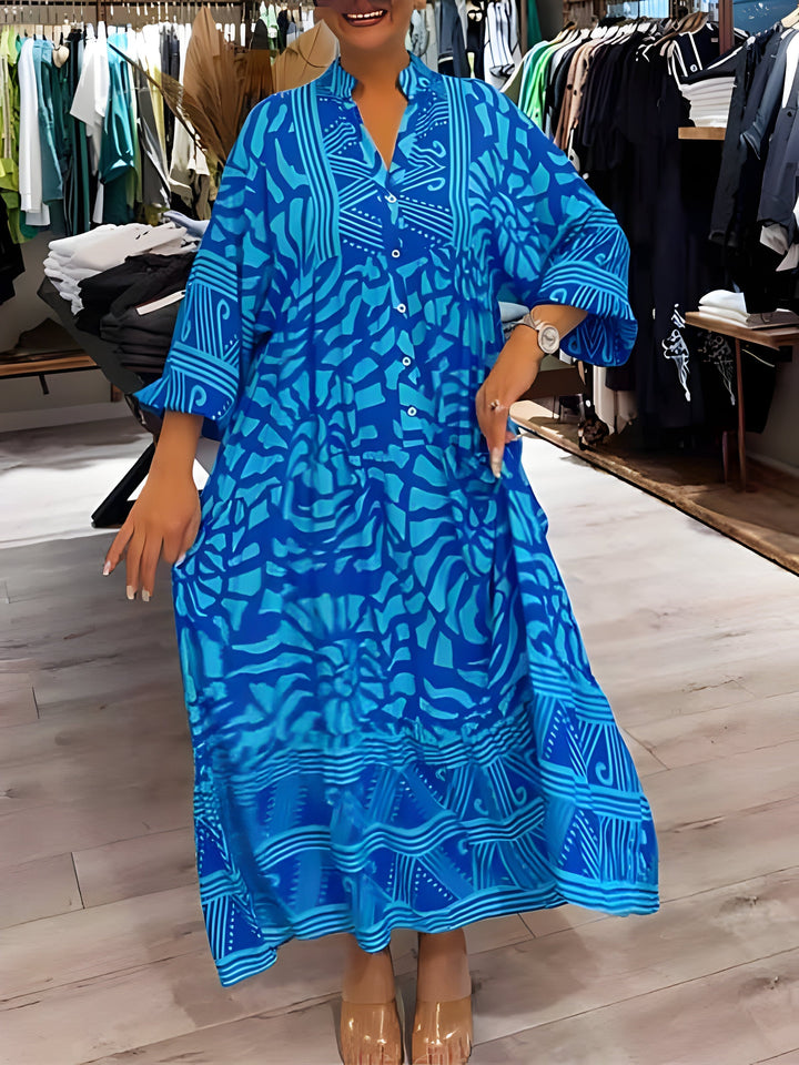 Evy | Dress with Artistic Print