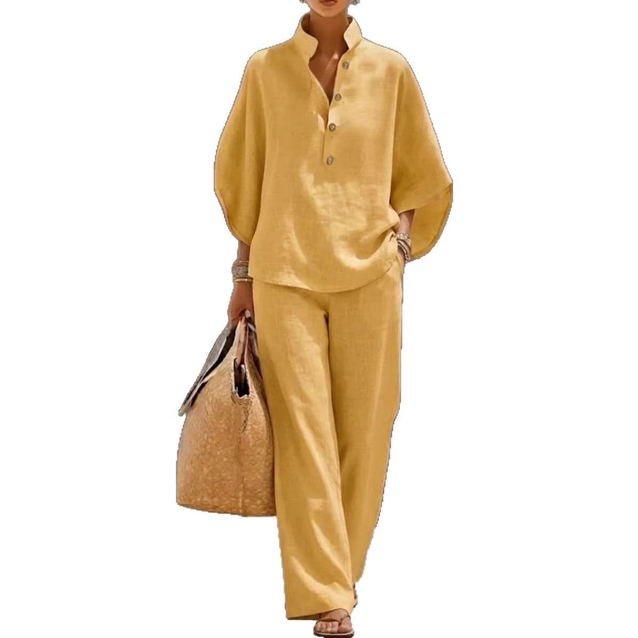 Women’s Casual Short Sleeve Two Piece Set