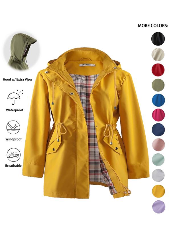 DENAT - Lightweight Hooded Trench Coat