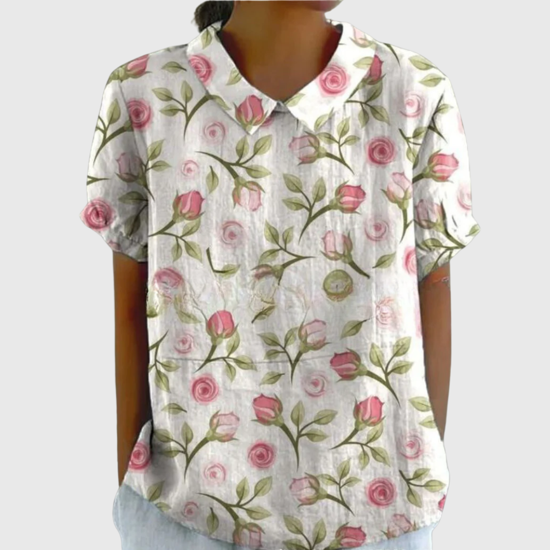 Bonnie | Vintage Floral Blouse