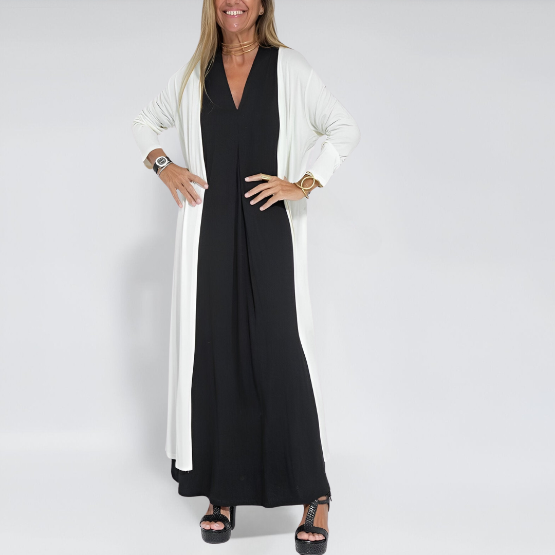 Sanne | Elegant Summer Dress + Free Cardigan