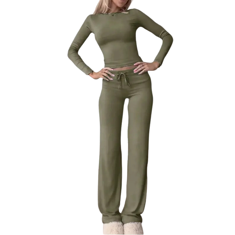 CECILYT - Slim Fit Long Sleeve Crop