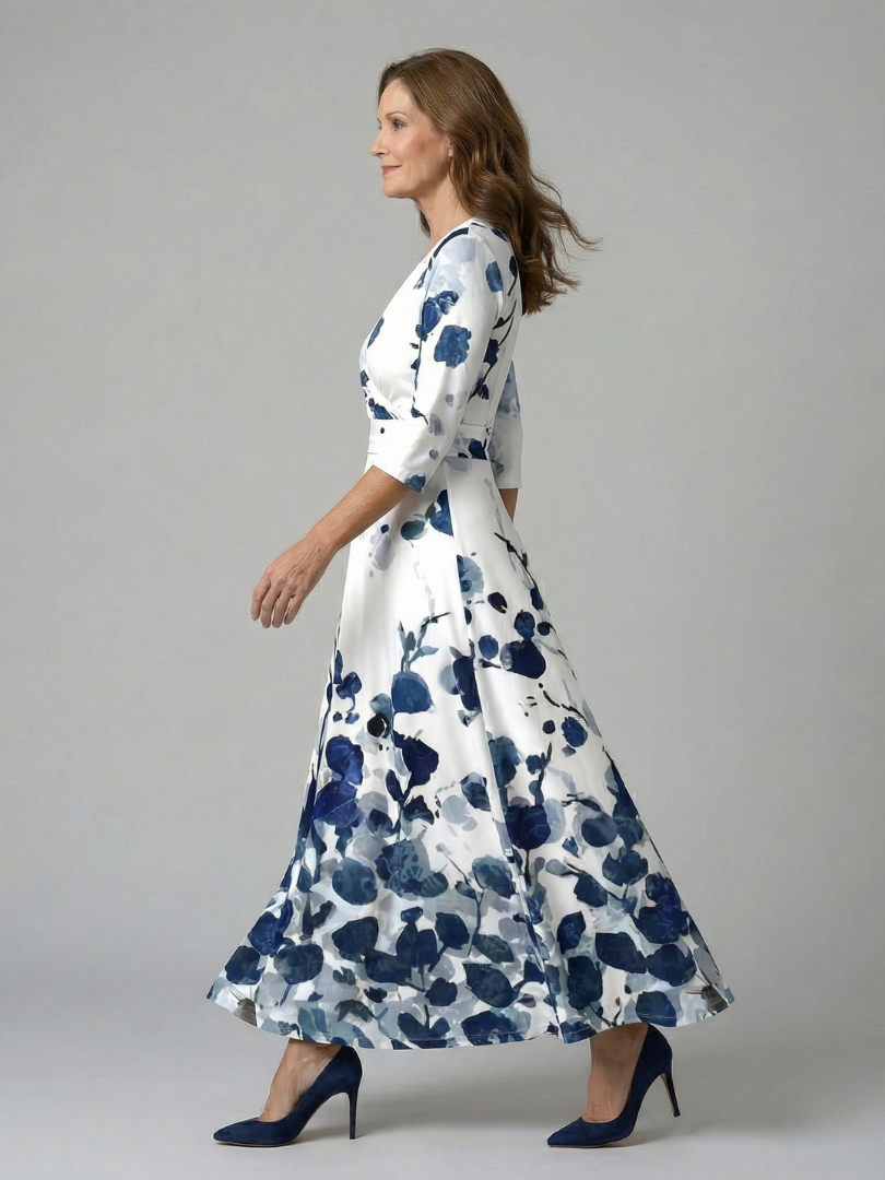 Morwenna Floral Wrap Maxi Dress