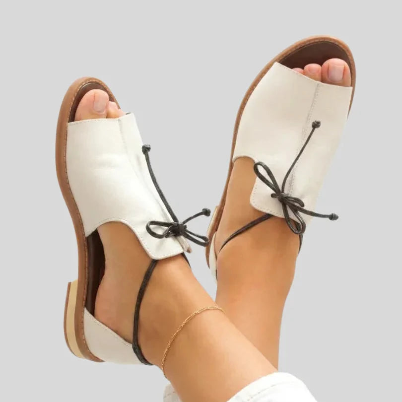 JULIETA | LACE-UP SANDALS