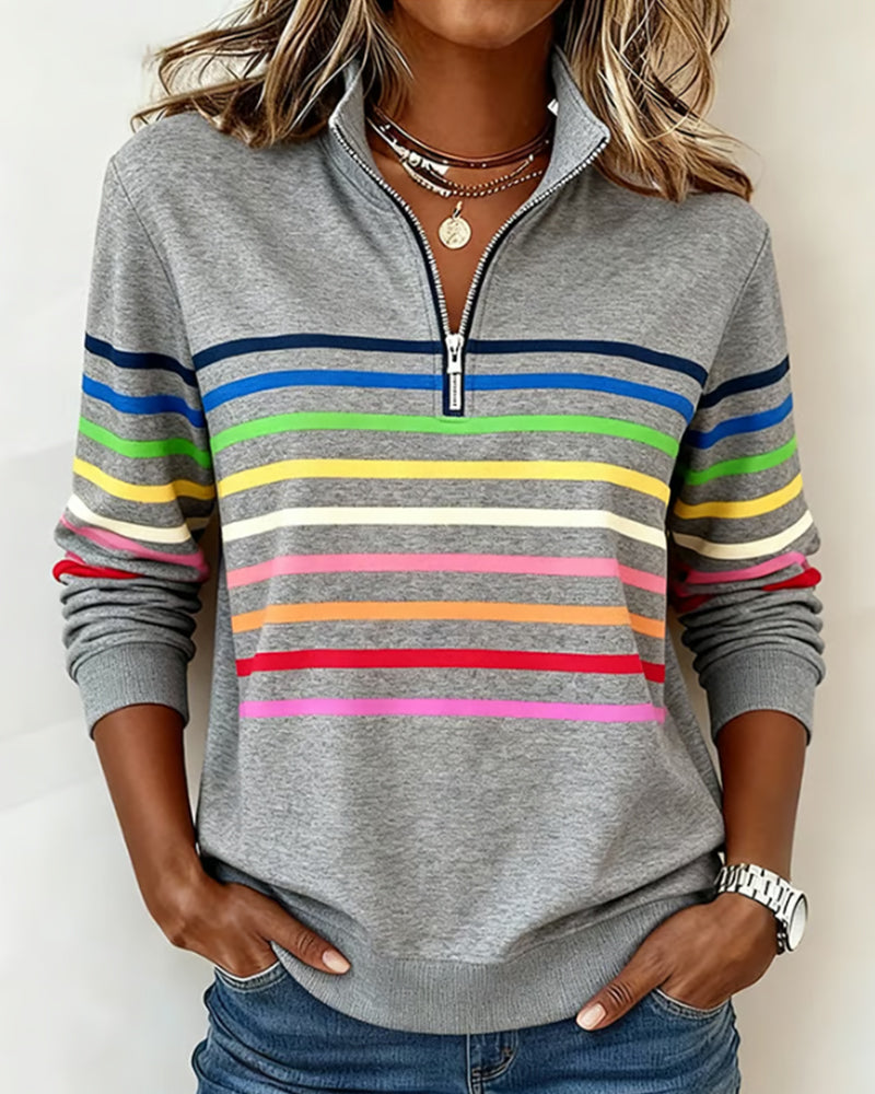MARIE | Casual sweater offering comfort and colorful style for every day.