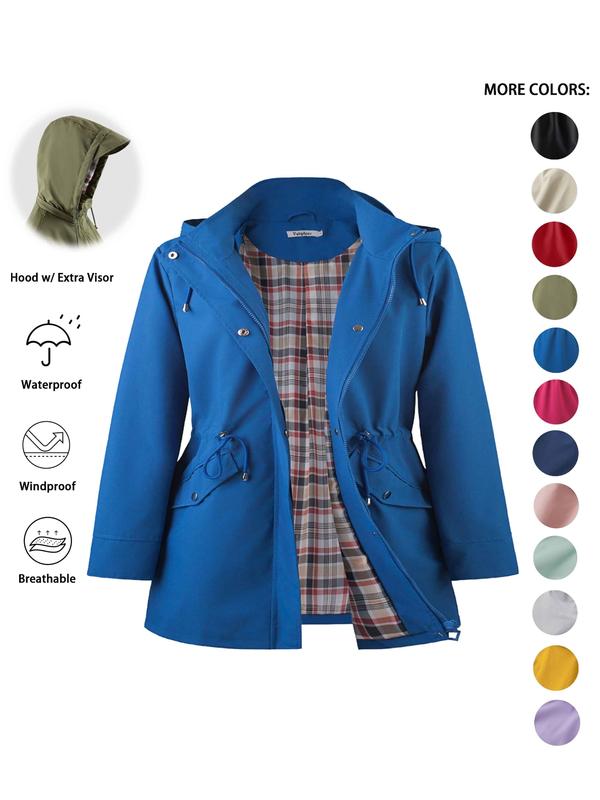 DENAT - Lightweight Hooded Trench Coat