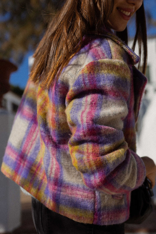 Fer | Elegant Checked Coat