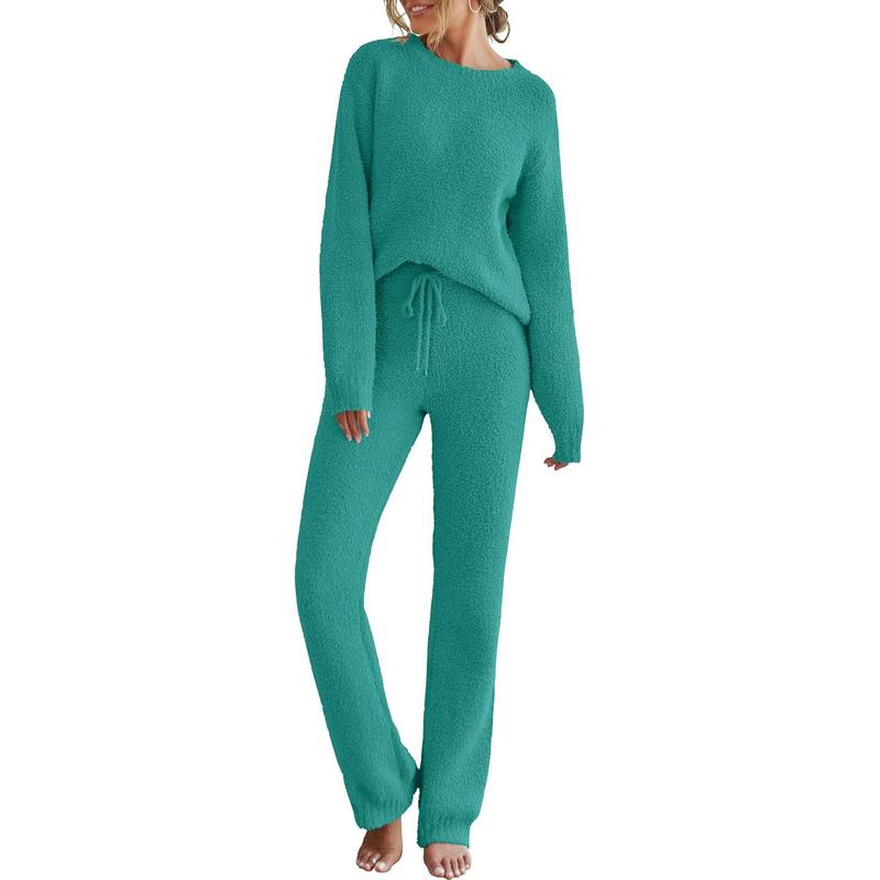 ANGELT - Cozy Pajama Set Fuzzy Fleece