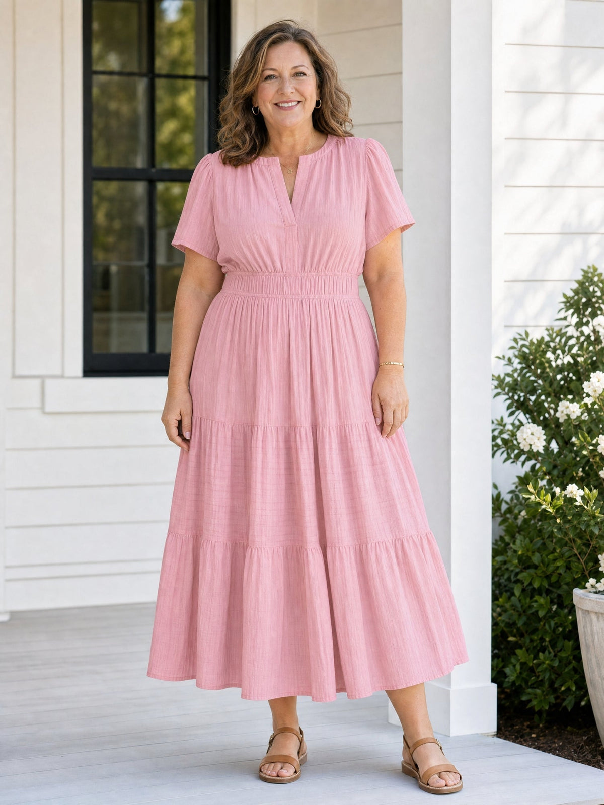 Layered Maxi Dress
