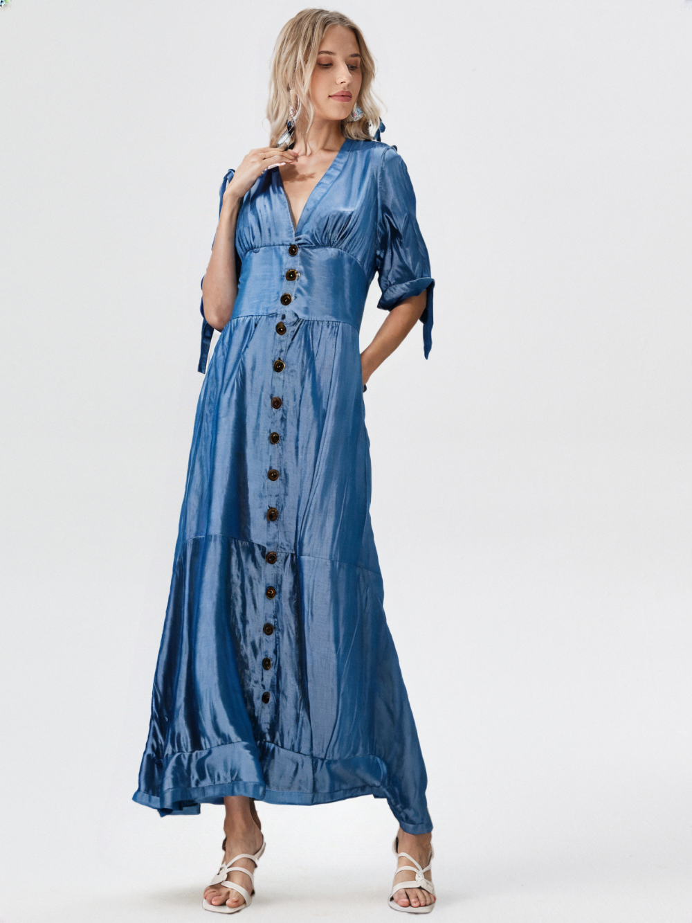 Amélies | Shiny Denim Dress