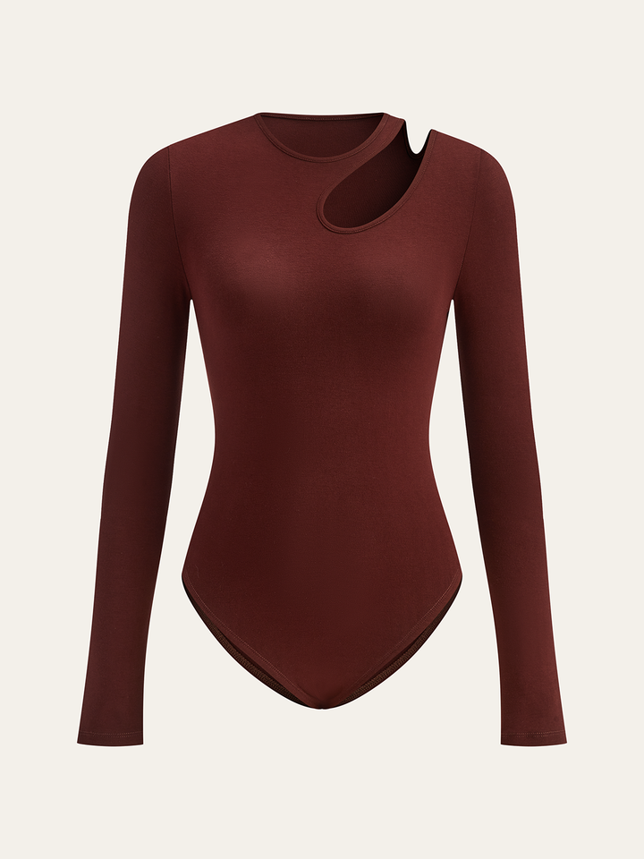 Asya Long Sleeve Cut-Out Bodysuit