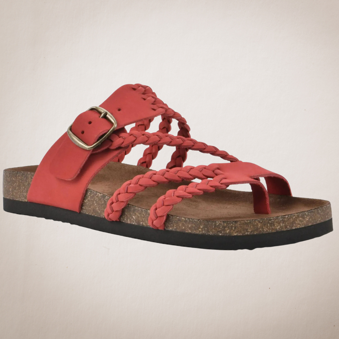 Hayleigh™ – Comfort Braided Leather Sandal