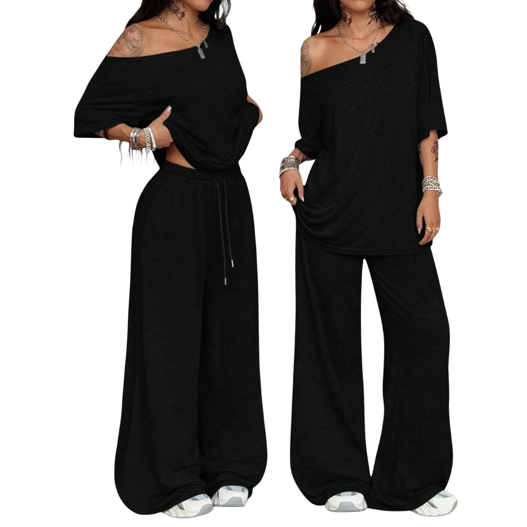BROOKLYN™ – Relaxed Wide-Leg Two-Piece Set