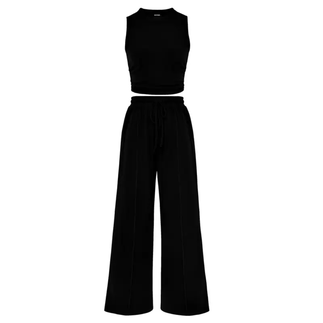 NELLA™ – Ribbed Knit Sleeveless Lounge Set