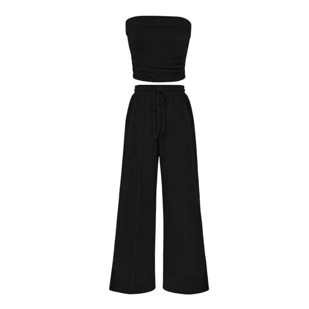 SOLVEIG™ – Relaxed Ribbed Knit Crop Set