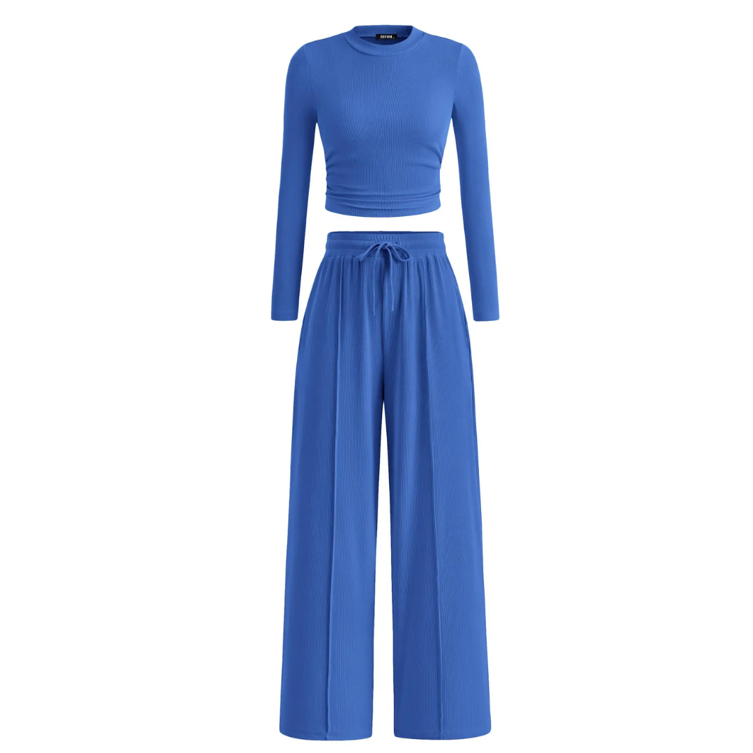 REMIT - Ribbed Knit Crop & Wide