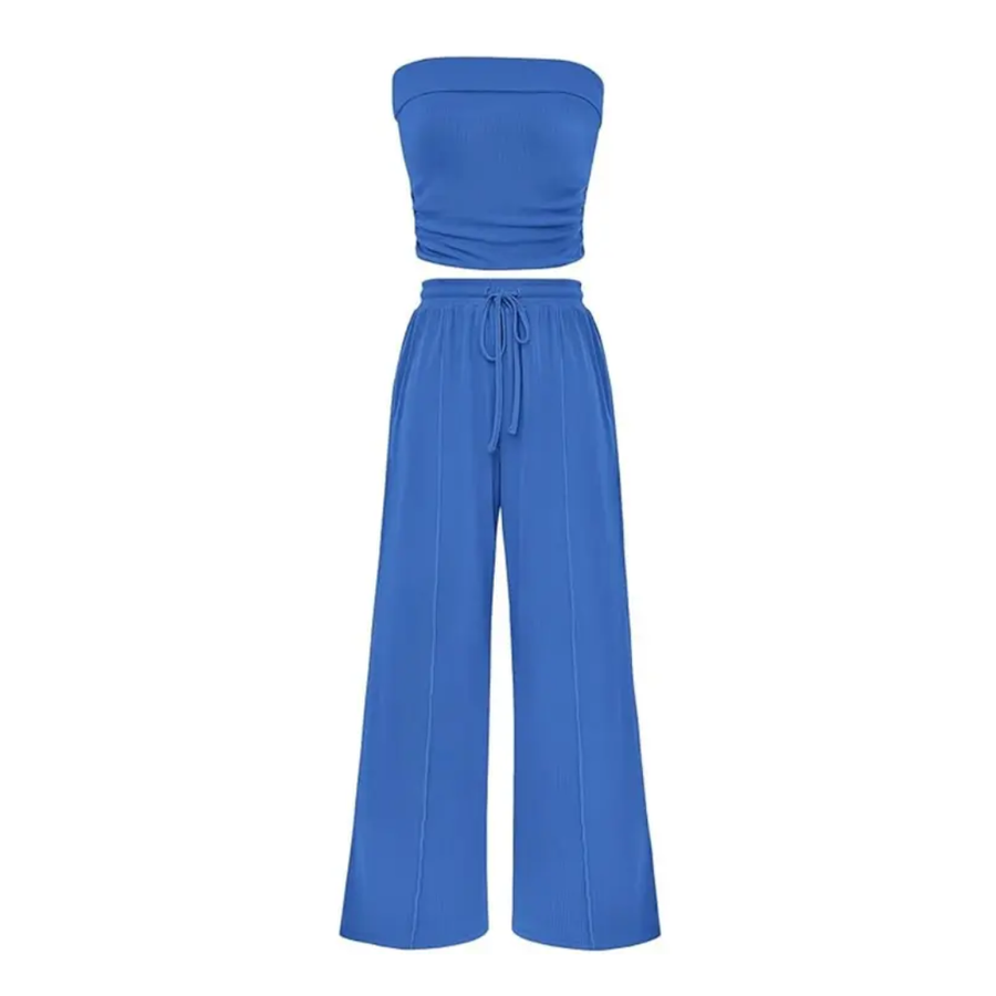 SOLVEIG™ – Relaxed Ribbed Knit Crop Set