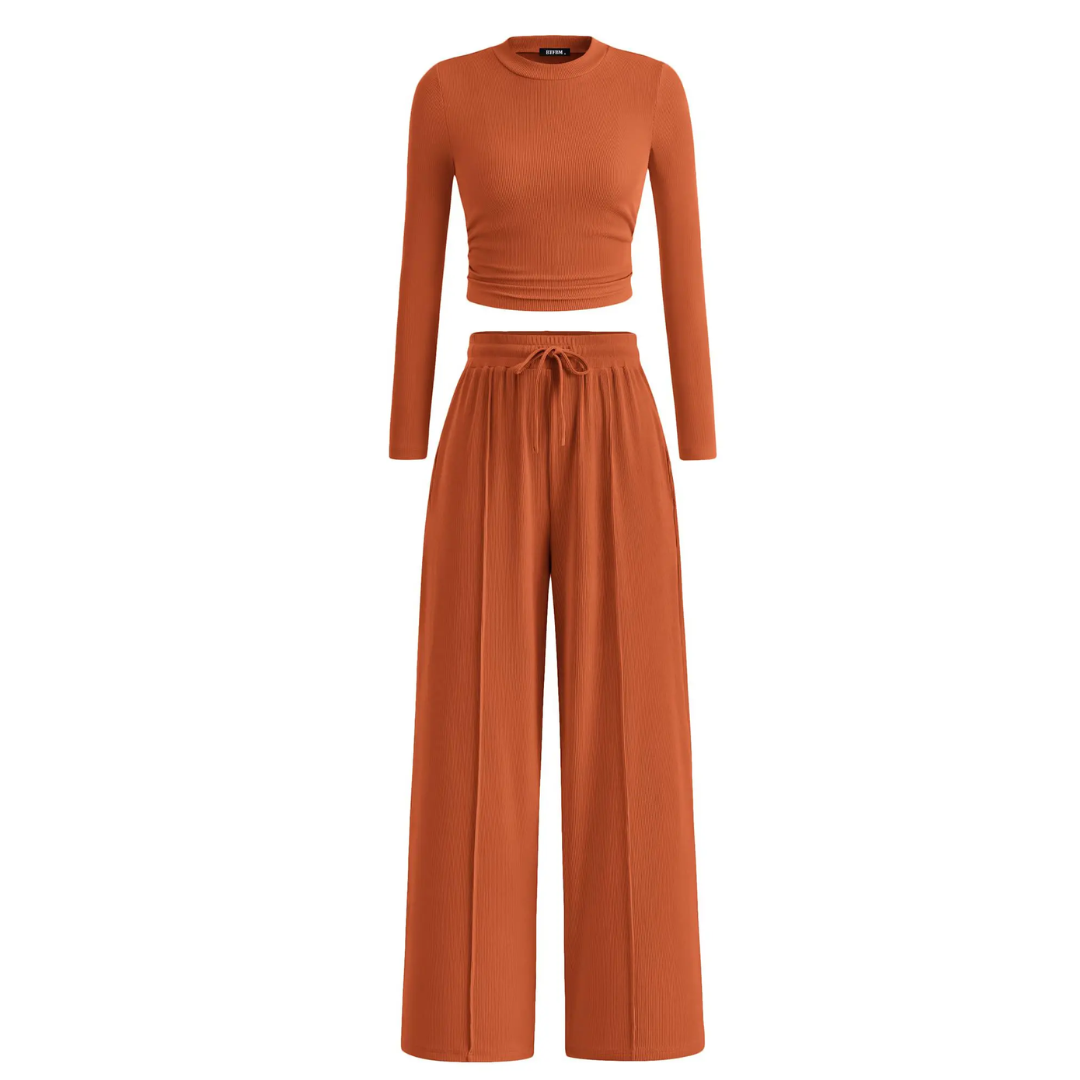REMIT - Ribbed Knit Crop & Wide