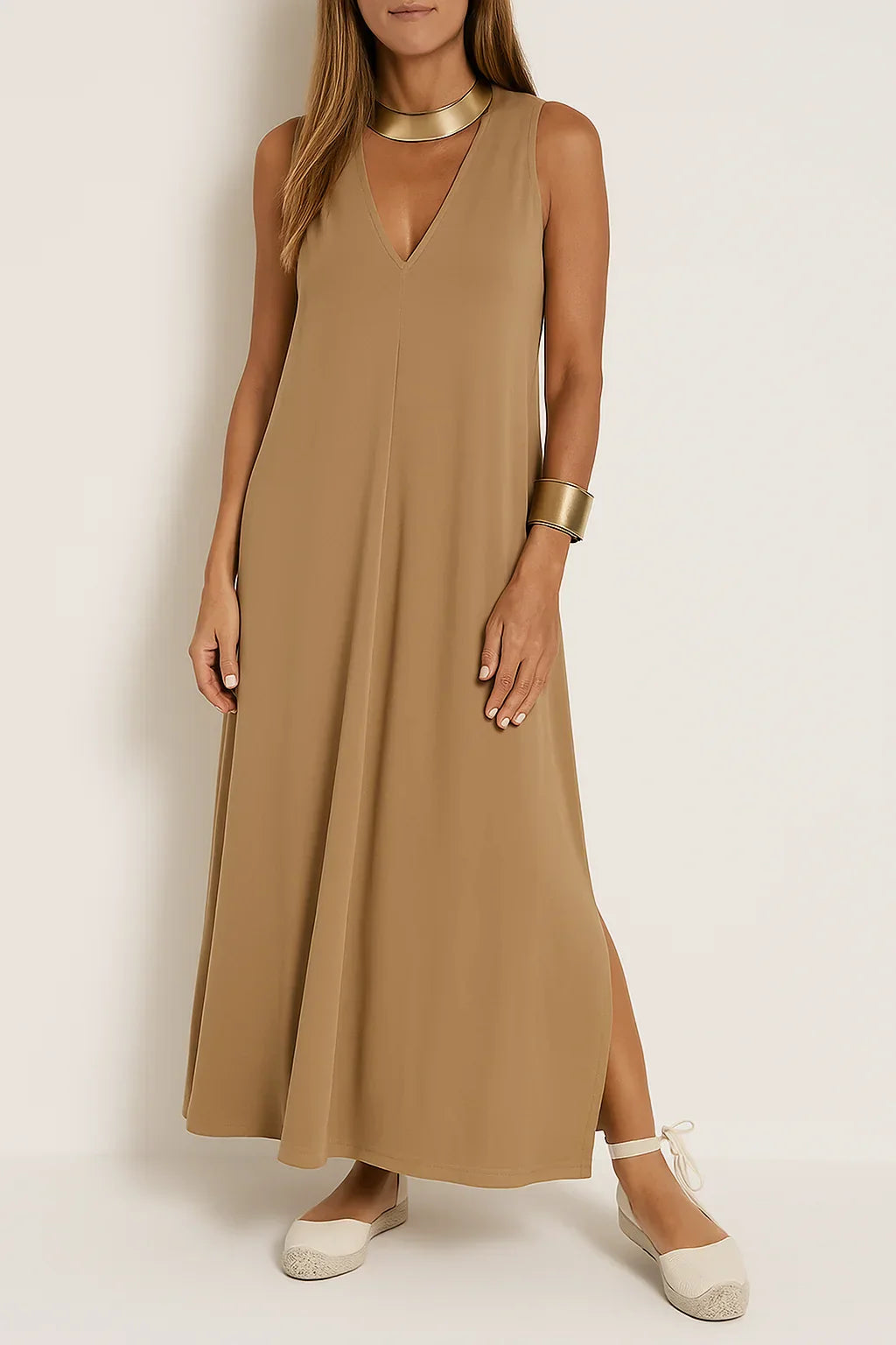 Susanne |  Stylish Comfortable Maxi Dress + Free Cardigan