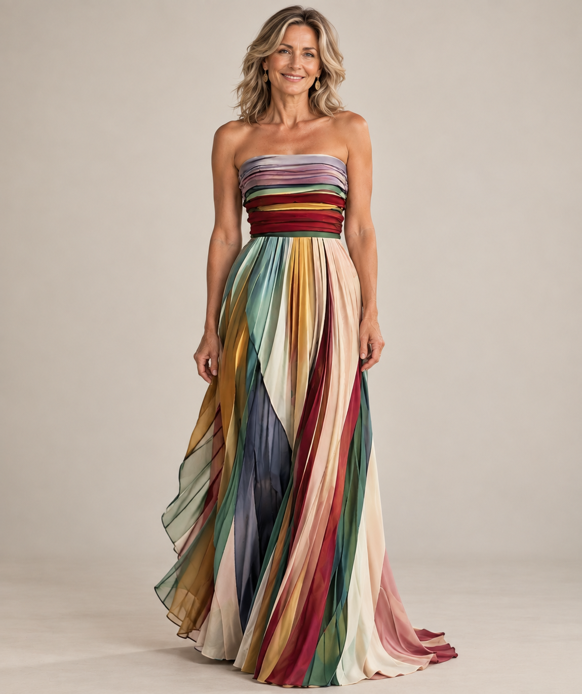 Talma™ | Effortless Strapless A-Line Dress