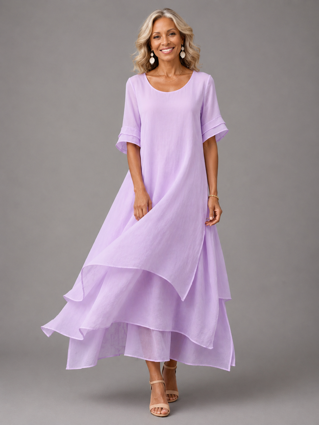 Liora™ - Flowing Grace Maxi Dress