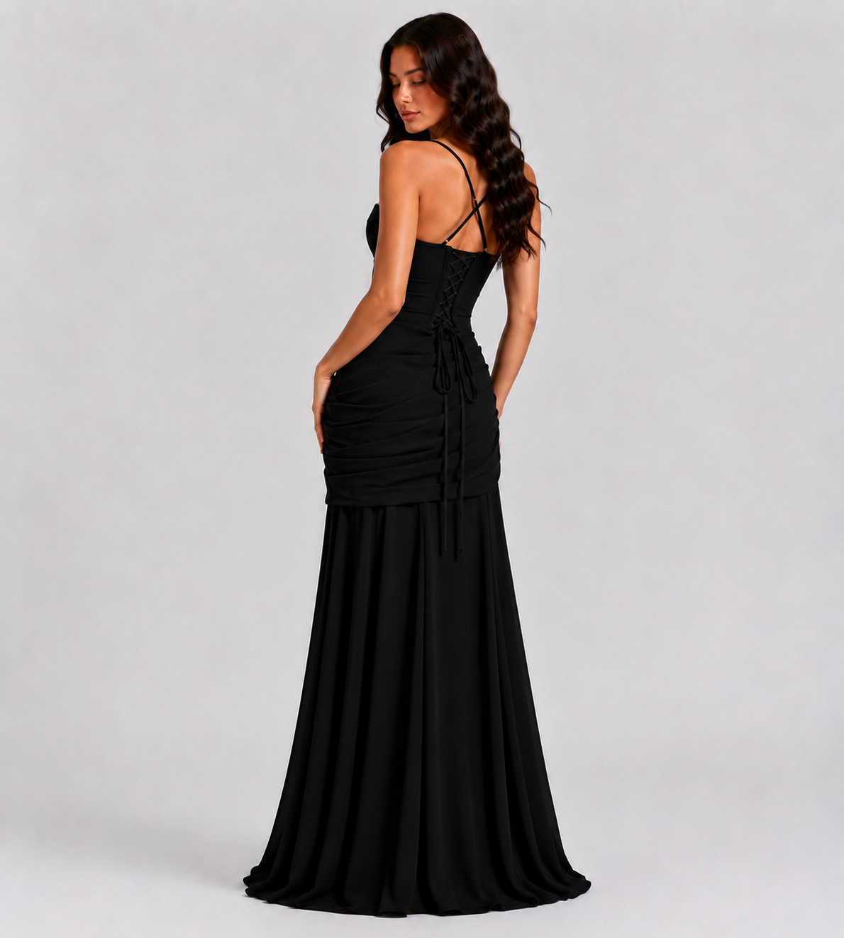 Charlotte Ruched Maxi Dress