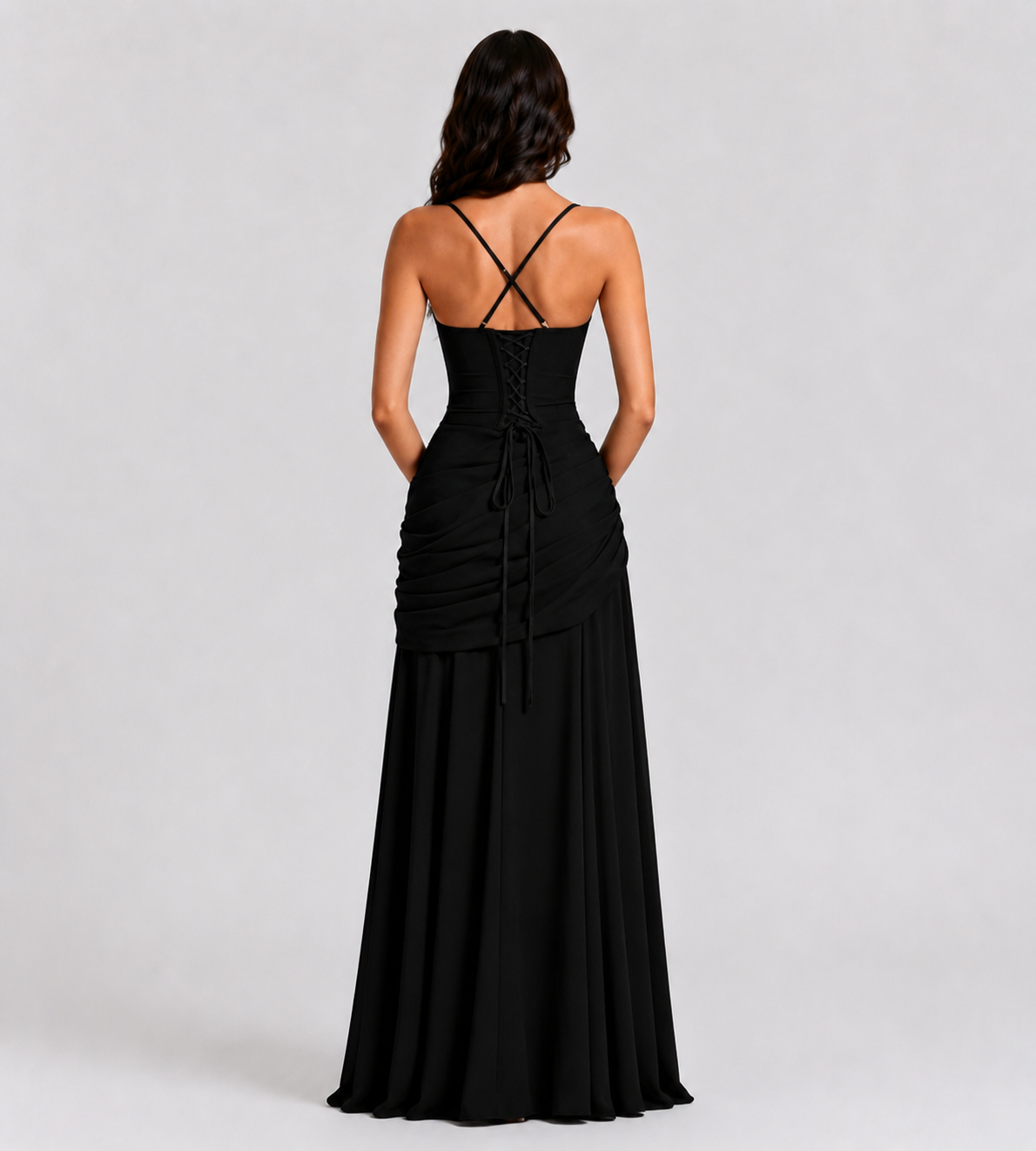 Charlotte Ruched Maxi Dress