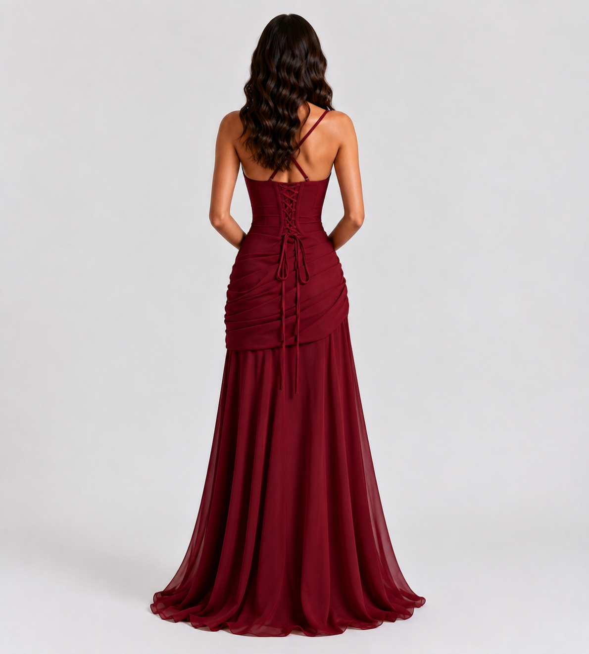 Charlotte Ruched Maxi Dress