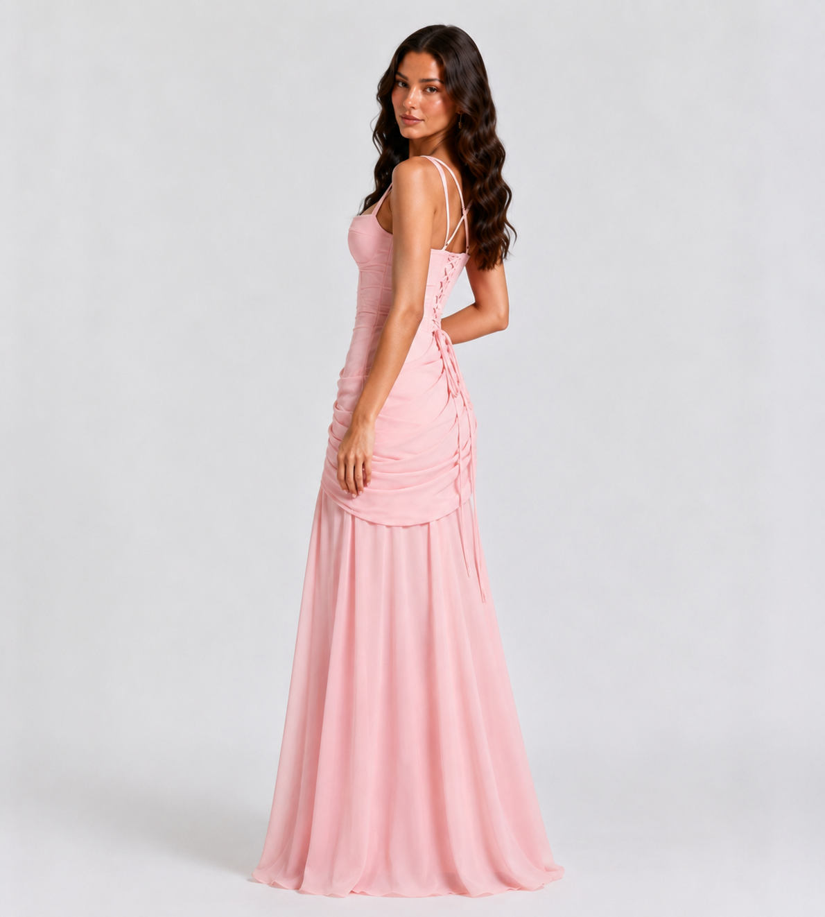 Charlotte Ruched Maxi Dress