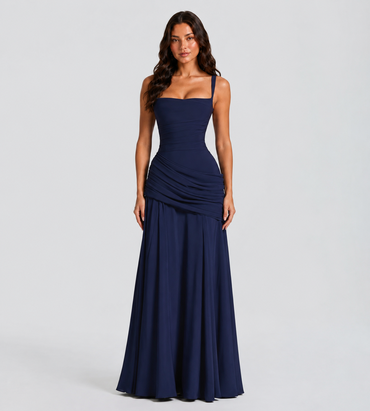 Charlotte Ruched Maxi Dress